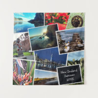 Neuseeland Summer Collage Tapestes