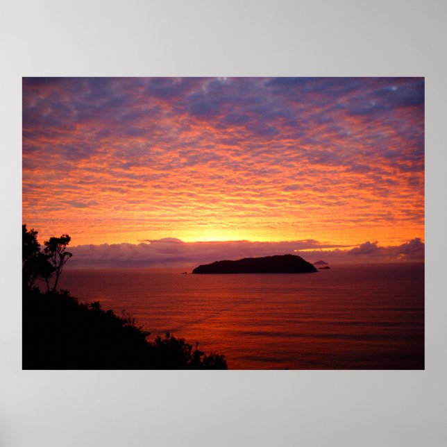 Neuseeland - Sunrise Posters Poster (Vorne)