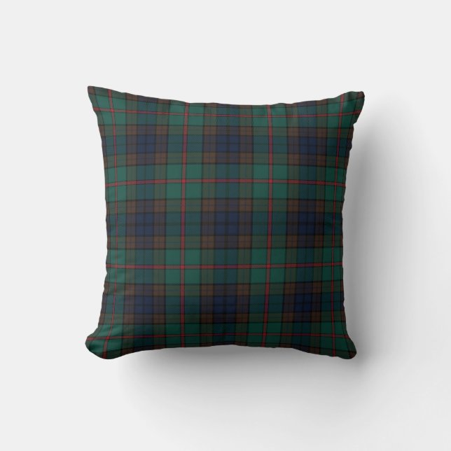 Neuseeland Tartan Kariertes Muster Kissen (Vorderseite)