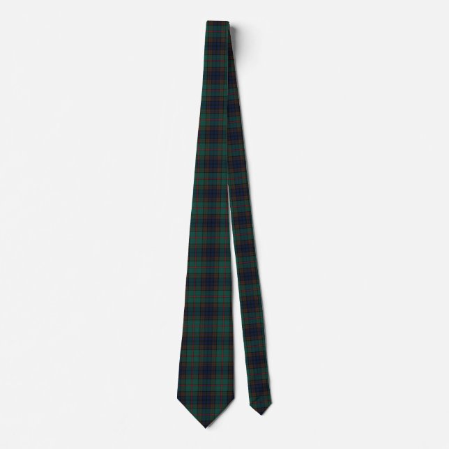 Neuseeland Tartan Kariertes Muster Krawatte (Vorderseite)