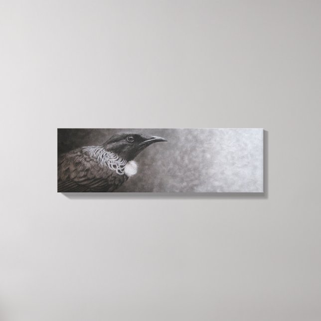 Neuseeland Tui Leinwanddruck (Vorderseite)