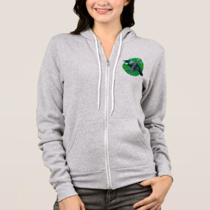 Neuseeland Tui - Malerei in Acryl Hoodie
