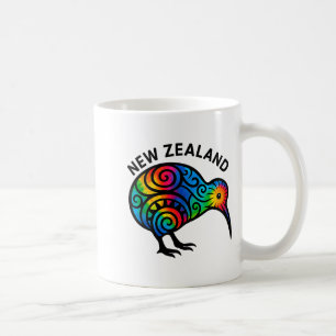 Neuseeland Urlaub, Neuseeland Souvenirs, Kiwi  Kaffeetasse