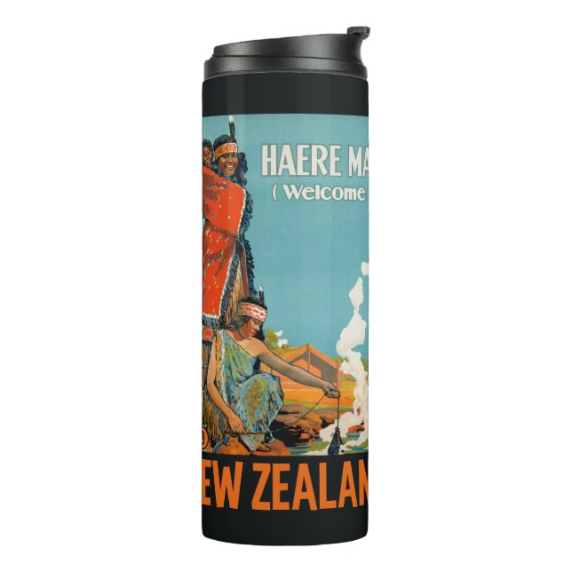 Neuseeland Vintage Trabler Thermosbecher (Nach links gedreht)