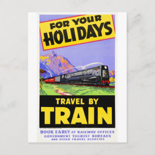 Neuseeland Vintage Travel Poster neu Postkarte