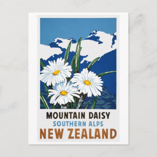 Neuseeland Vintage Travel Poster neu Postkarte