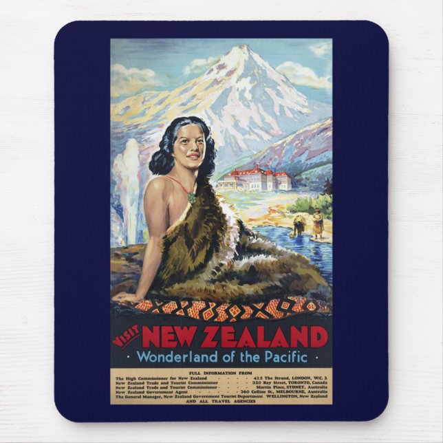 Neuseeland: Wunderland im Pazifik Mousepad (Vorne)