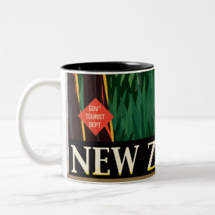 Neuseeland Zweifarbige Tasse
