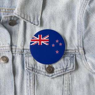 Neuseelandflagge Button