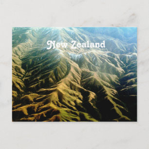 Neuseeländische Berge Postkarte