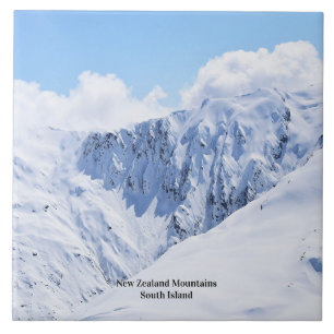 Neuseeländische Berge, Südinsel, Fliese