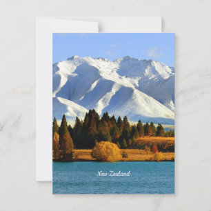 Neuseeländische Bergwelt Postkarte