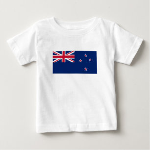 Neuseeländische Flagge Baby T-shirt