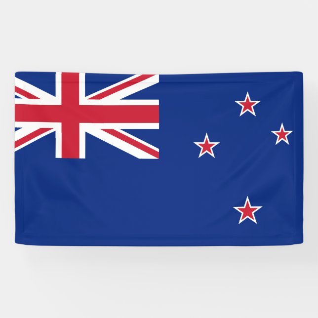 Neuseeländische Flagge Banner (Horizontal)