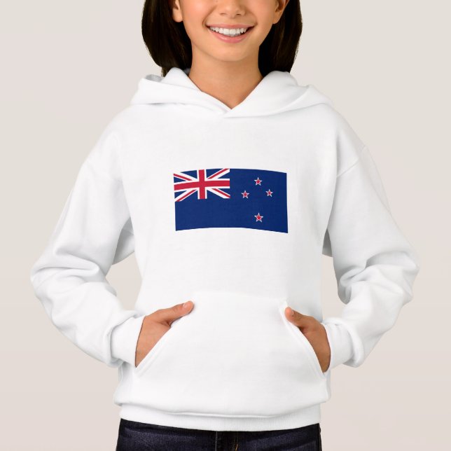 Neuseeländische Flagge Hoodie (Vorderseite)