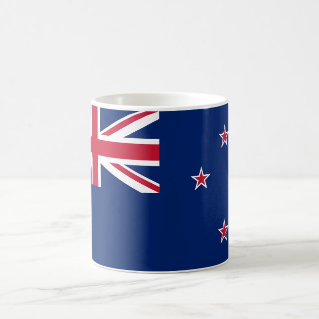 Neuseeländische Flagge (NZ) Kaffeetasse (Mittel)