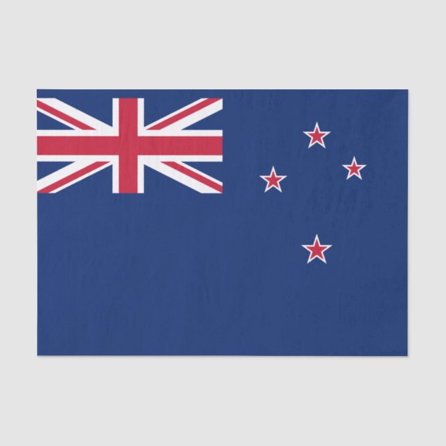Neuseeländische Flagge (NZ) Seidenpapier (Vorderseite)