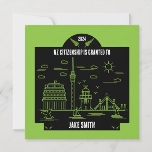 Neuseeländische Staatsbürgerschaft - Geschenk Karte