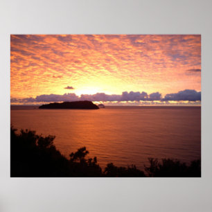 Neuseeländische Sunrise Poster