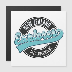 Neuseeländischer Entdecker Magnetkarte