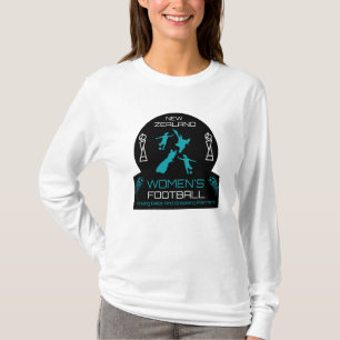 Neuseeländischer Frauenfußball T-Shirt