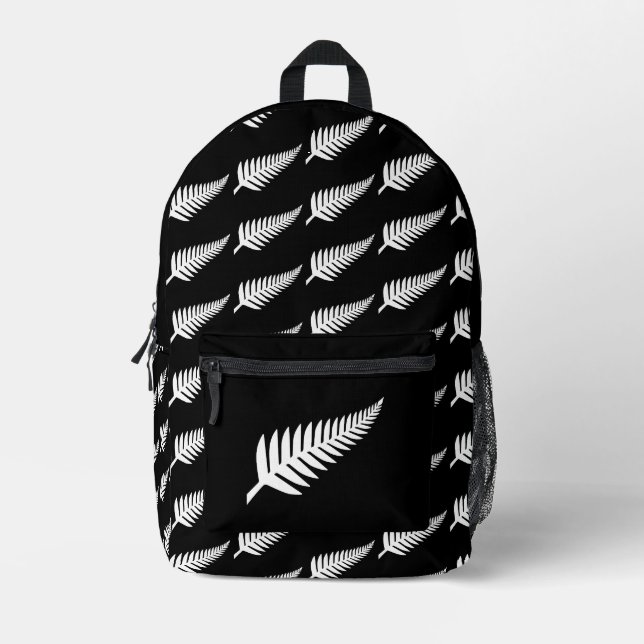 Neuseeländischer Silberfarn  Bedruckter Rucksack (Vorderseite)