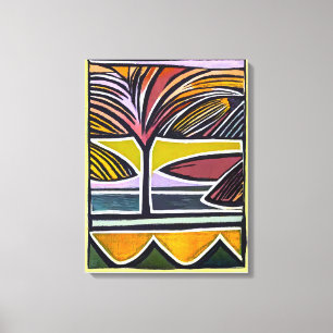 Neuseeländischer Sommer - Wrapped Canvas Art Print Leinwanddruck