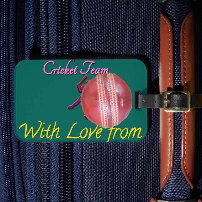 Neuseeländisches Cricket-Team: Liebe aus meiner Ku Gepäckanhänger (Vorderseite Insitu 4)