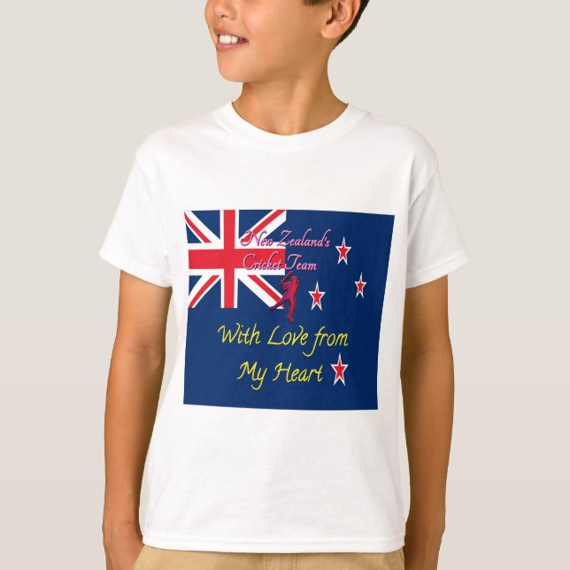 Neuseeländisches Cricket-Team: Liebe aus meiner Ku T-Shirt (Vorderseite)
