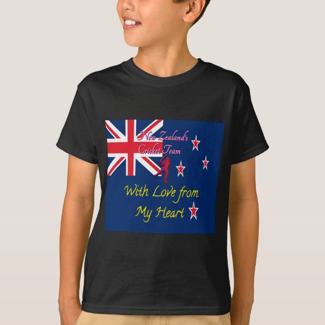 Neuseeländisches Cricket-Team: Liebe aus meiner Ku T-Shirt (Vorderseite)