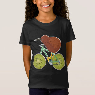 Neuseeländisches Fahrraddesign für Kiwi Fruchtlieb T-Shirt