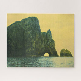 Neuseeländisches Loch im Felsen