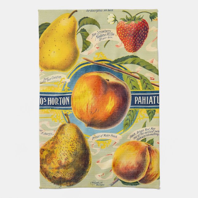 Neuseeländisches Obst Geschirrtuch (Vertikal)