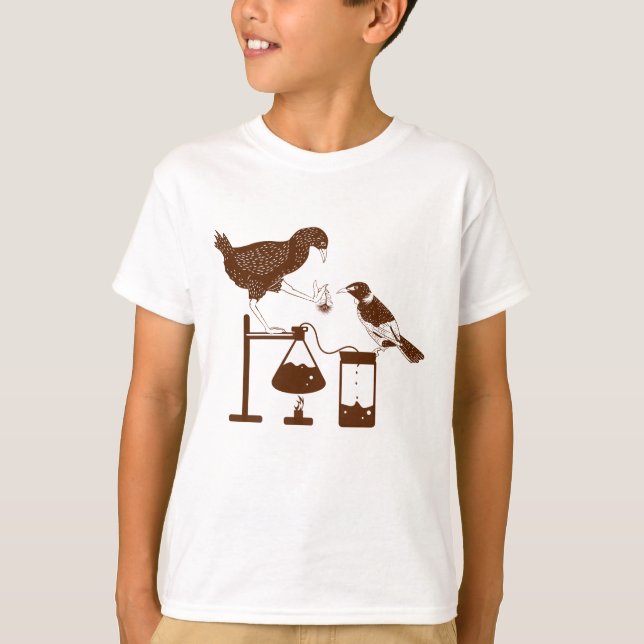 Neuseeländisches Vogelschutzexperiment T-Shirt (Vorderseite)