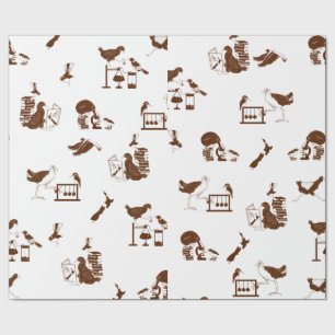 Neuseeländisches Vogelschutzmuster Geschenkpapier