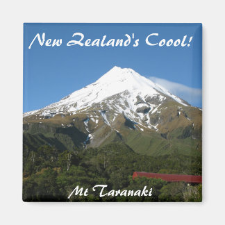 Neuseelands Coool! Mt Taranaki Print Magnet