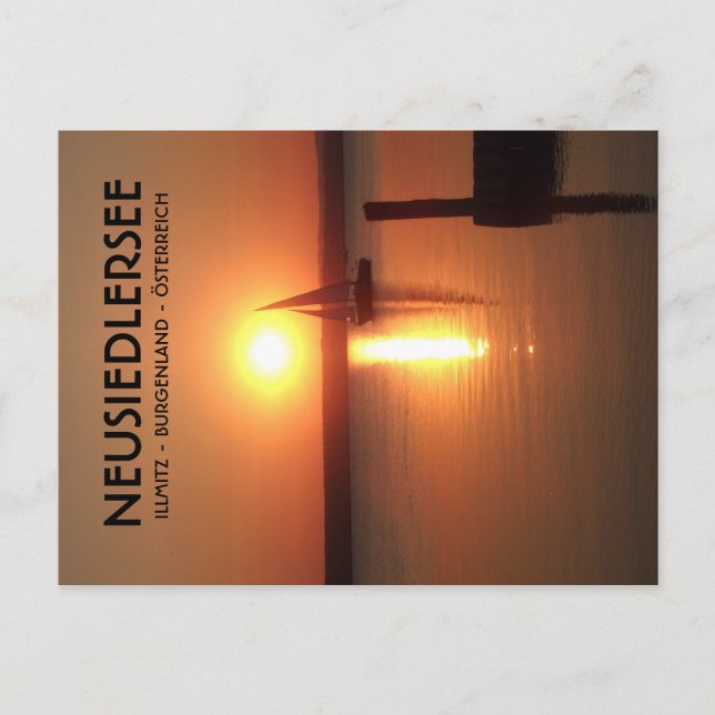 Neusiedlersee 001 postkarte (Vorderseite)