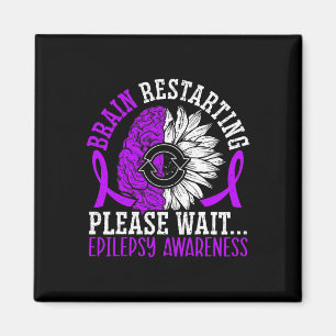 Neustart des Gehirns Bitte warten Epilepsie Aw Magnet