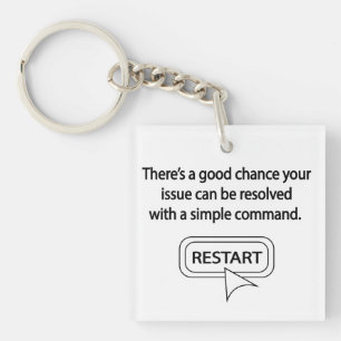 Neustart Schlüsselanhänger