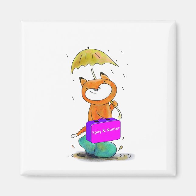 Neuter cat magnet (Vorne)