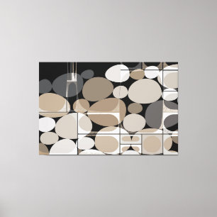 Neutra Kiesel Leinwanddruck