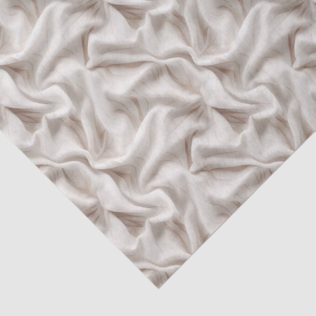 Neutral Abstract Beige, Cream & Ivory Tissue Paper Seidenpapier (Detail)