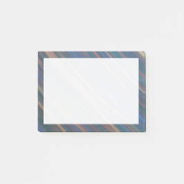 Neutral-Abstrakt | Blaue Kupfer-Erdtöne Post-it Klebezettel