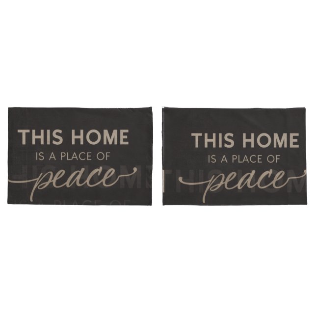 Neutral Affirmation Pillowcase | Modern Calm Home  Kissenbezug (Rückseite-Set)