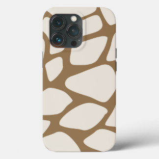 Neutral Animal Print Minimalistisch Tough Case iPh