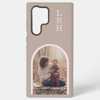Neutral Arch Frame Photo Monogram Samsung Galaxy Hülle