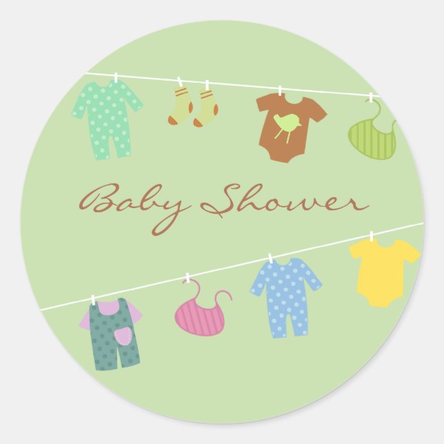 Neutral Baby Duwer Green Sticker (Vorderseite)