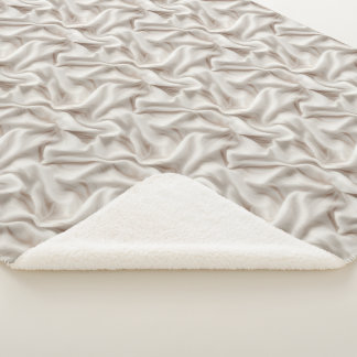 Neutral Beige, Cream & Ivory Sherpa Blanket Sherpadecke