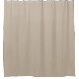 Neutral Beige - Tan - Braune Farbe 035-75-06 Duschvorhang