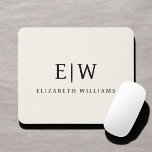 Neutral Beruflich Simple Monogram Minimalistisch Mousepad<br><div class="desc">Unsere elegante Berufliche Monogram Minimalistisch Collection: Steigern Sie Ihren Stil mit zeitloser Eleganz und Eleganz. Diese Kollektion wurde mit viel Liebe zum Detail gestaltet und bietet minimalistische Designs, die mit Ihrem personalisierten Monogramm verziert sind. Jedes Stück verströmt Professionalität und Raffinesse, perfekt um in jedem Ambiente einen bleibenden Eindruck zu machen....</div>